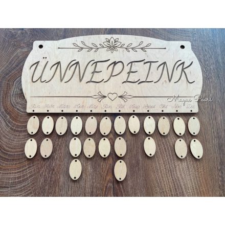 Családi ünnepek - naptár
