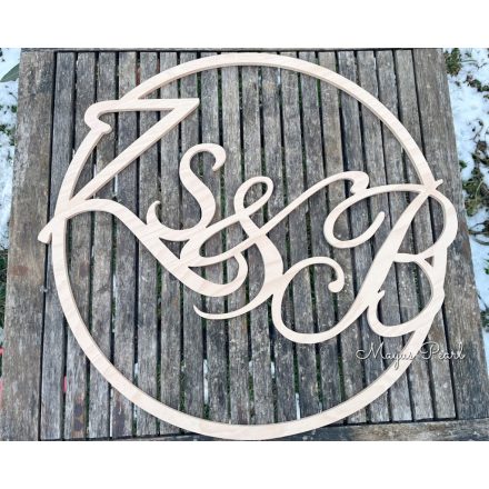 Monogramos karika 50cm