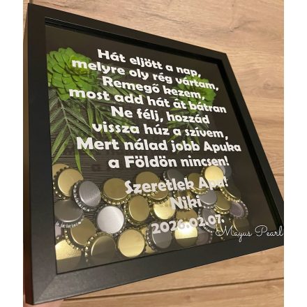 Szülőköszöntő ajándék Apáknak - sörös