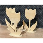 Tavaszi natúr fa tulipánok